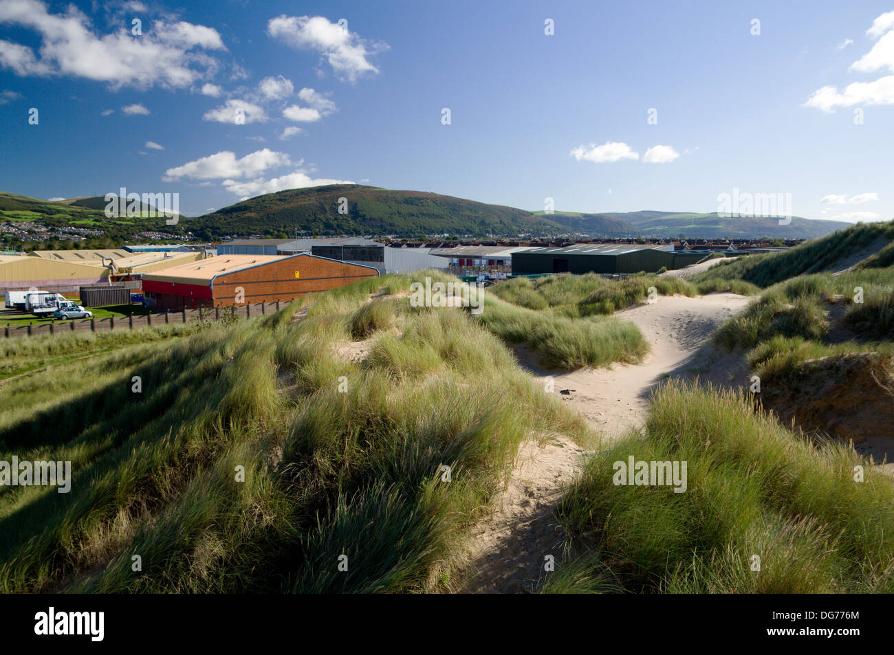 Baglan gas fired Power Station, Neath Port Talbot, South Wales. Stock Photo