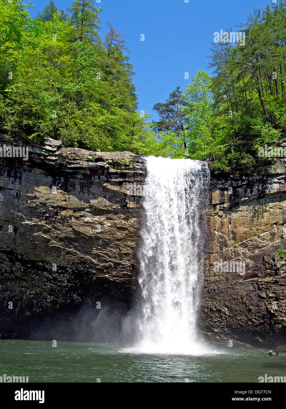 Foster Falls,South Cumberland State Park,Tennessee Stock Photo