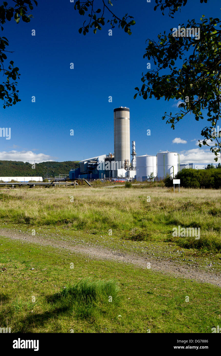 Baglan gas fired Power Station, Neath Port Talbot, South Wales. Stock Photo