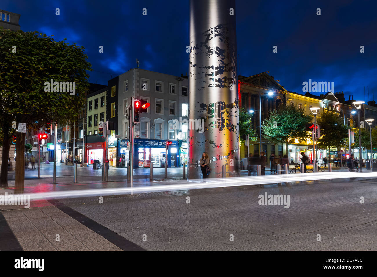 The Spire monument in Dublin city centre Stock Photo Alamy