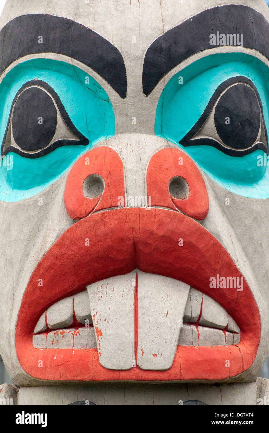 Totem Pole Face High Resolution Stock Photography And Images Alamy