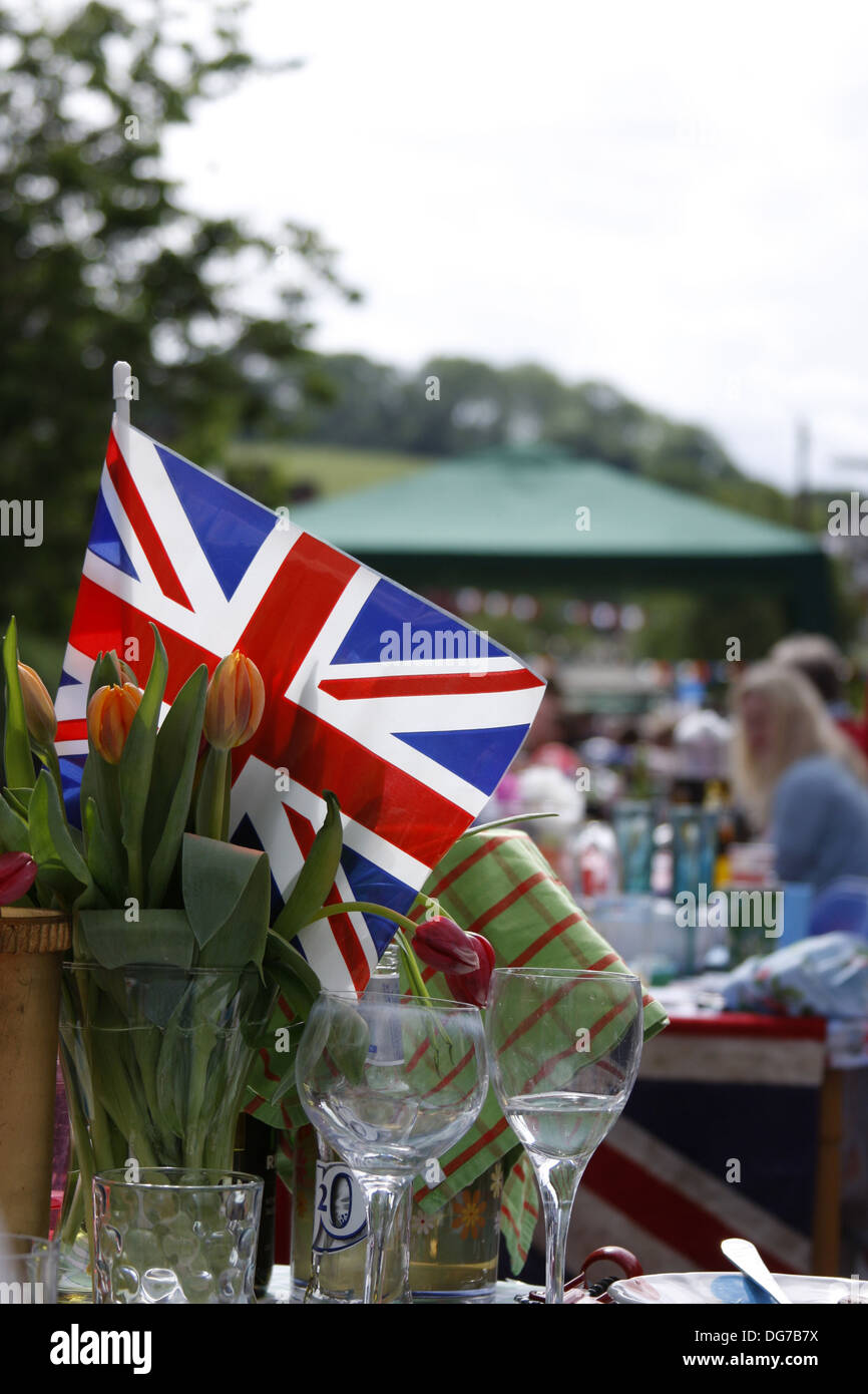 Queen jubilee flags hires stock photography and images Alamy