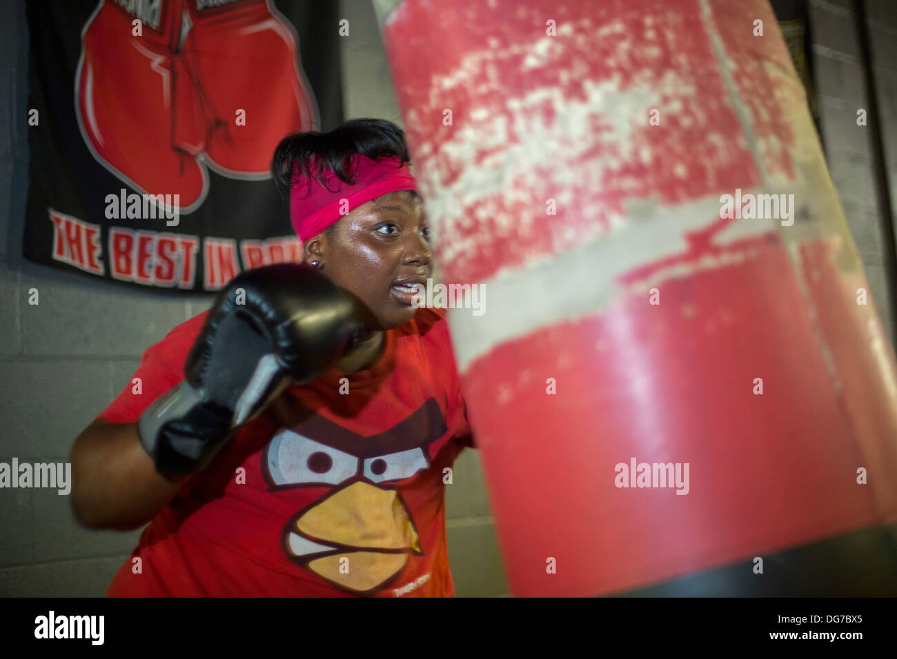 Detroit's Downtown Youth Boxing Gym Stock Photo Alamy