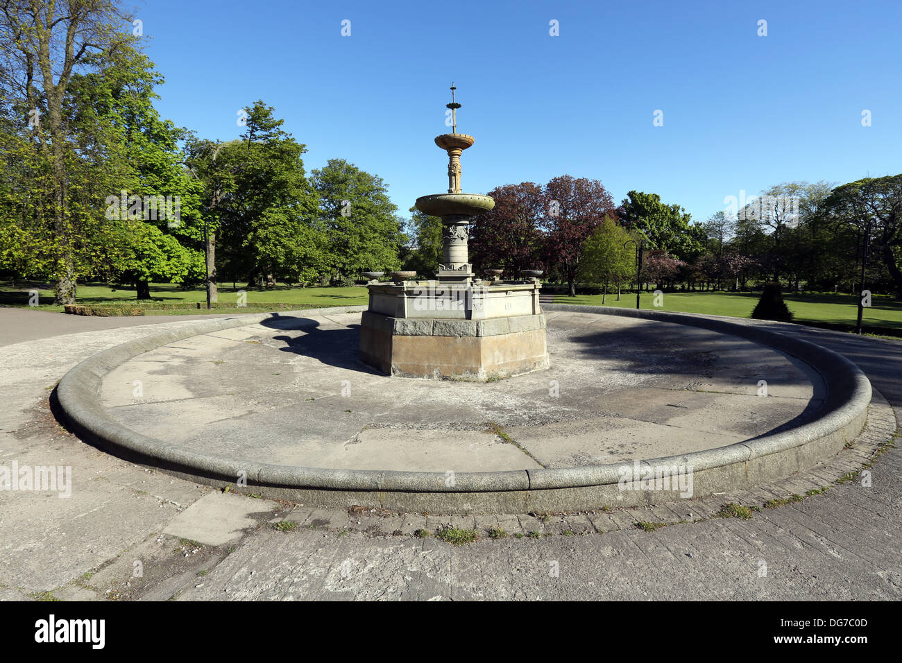 Victoria public park in Aberdeen, Scotland, UK Stock Photo
