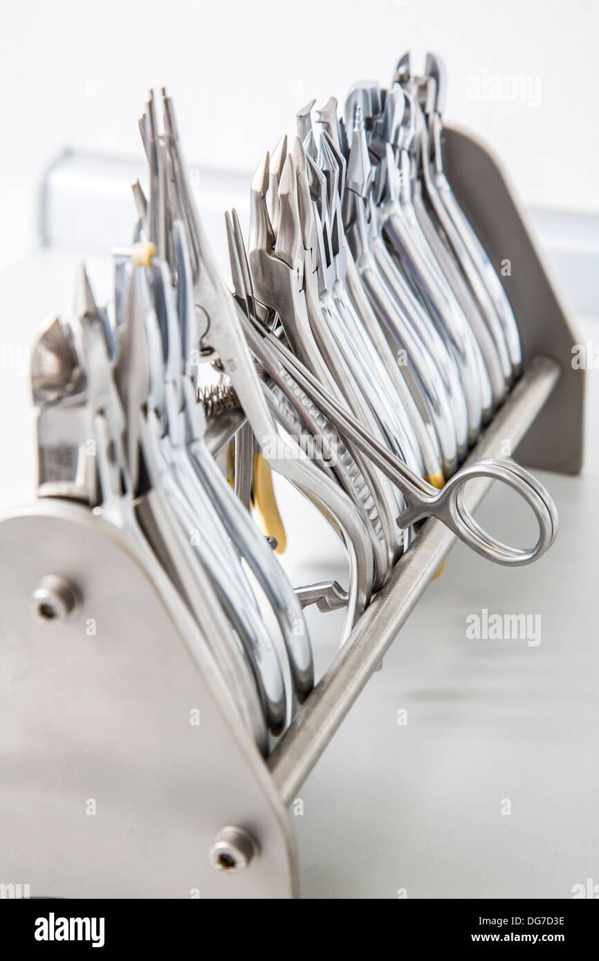 Dental surgery, dental medicine, instruments Stock Photo Alamy