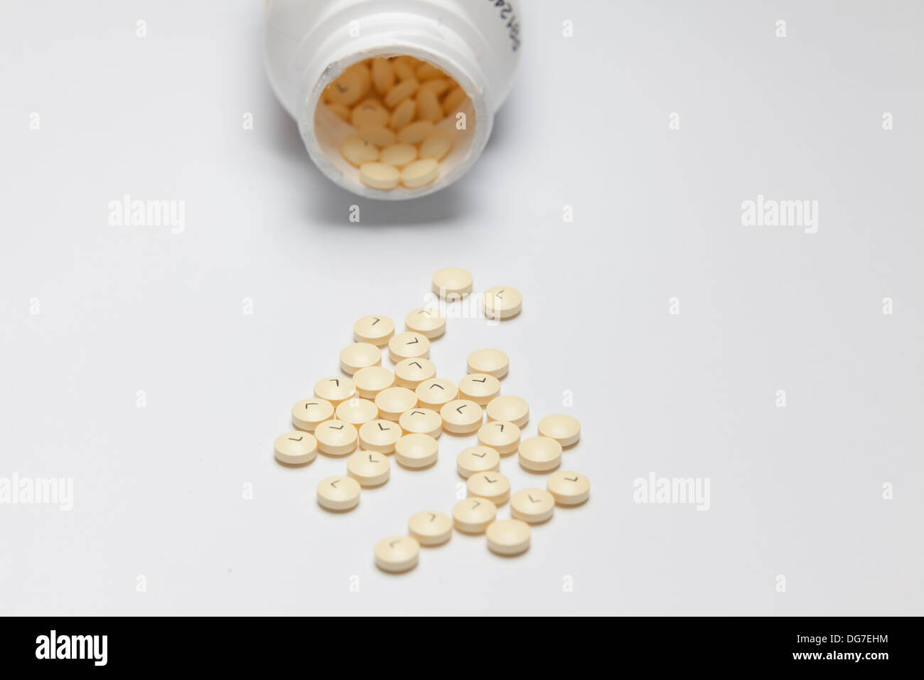 81 mg aspirin for daily use as part of a heart healthy lifestyle Stock