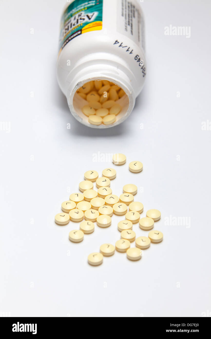 81 mg aspirin for daily use as part of a heart healthy lifestyle Stock Photo Alamy