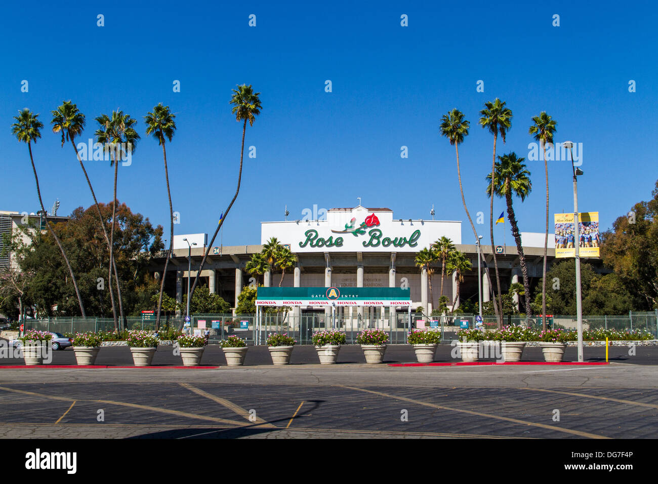 The Rose Bowl in Pasadena California Stock Photo