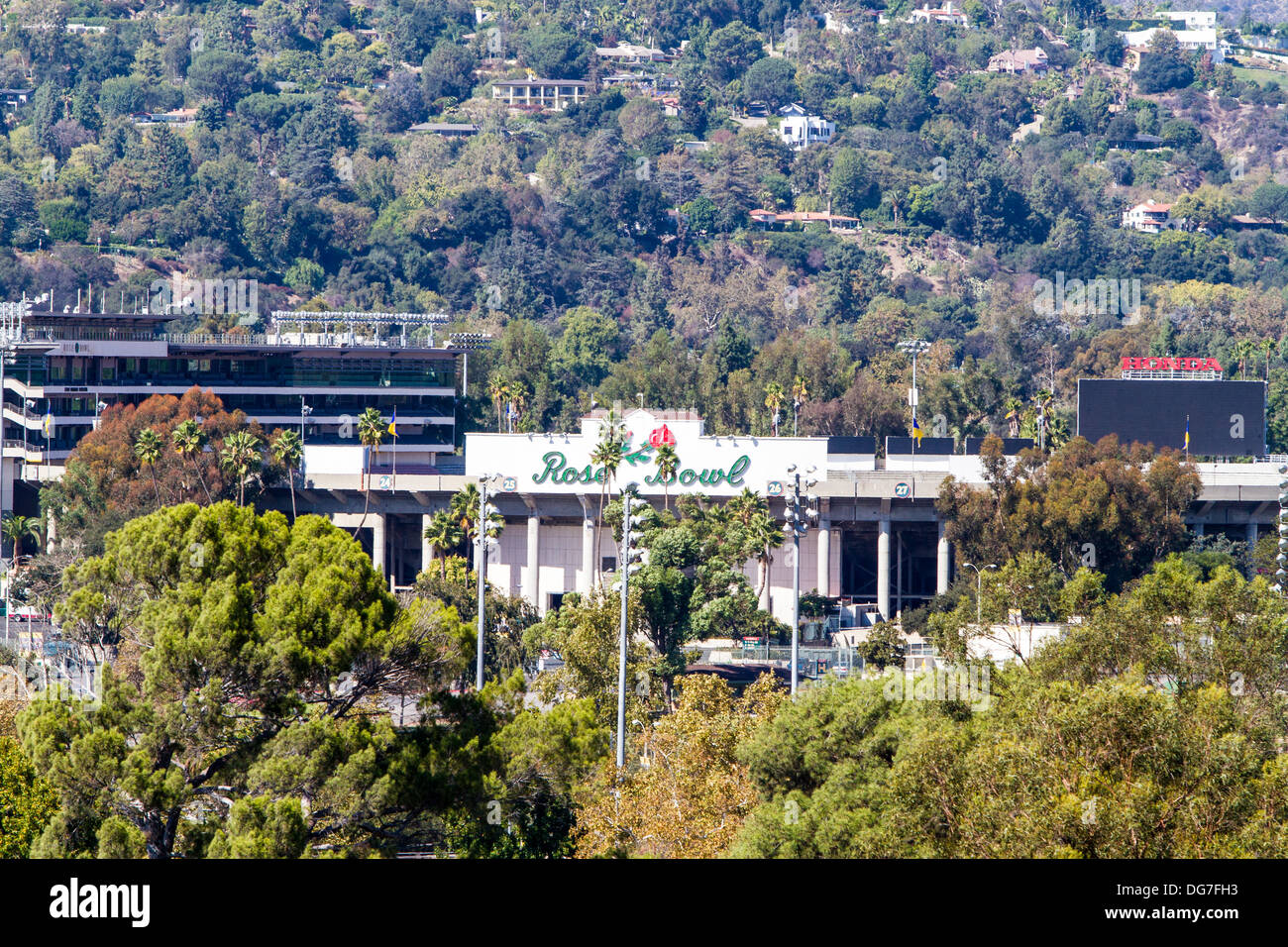 The Rose Bowl in Pasadena California Stock Photo Alamy