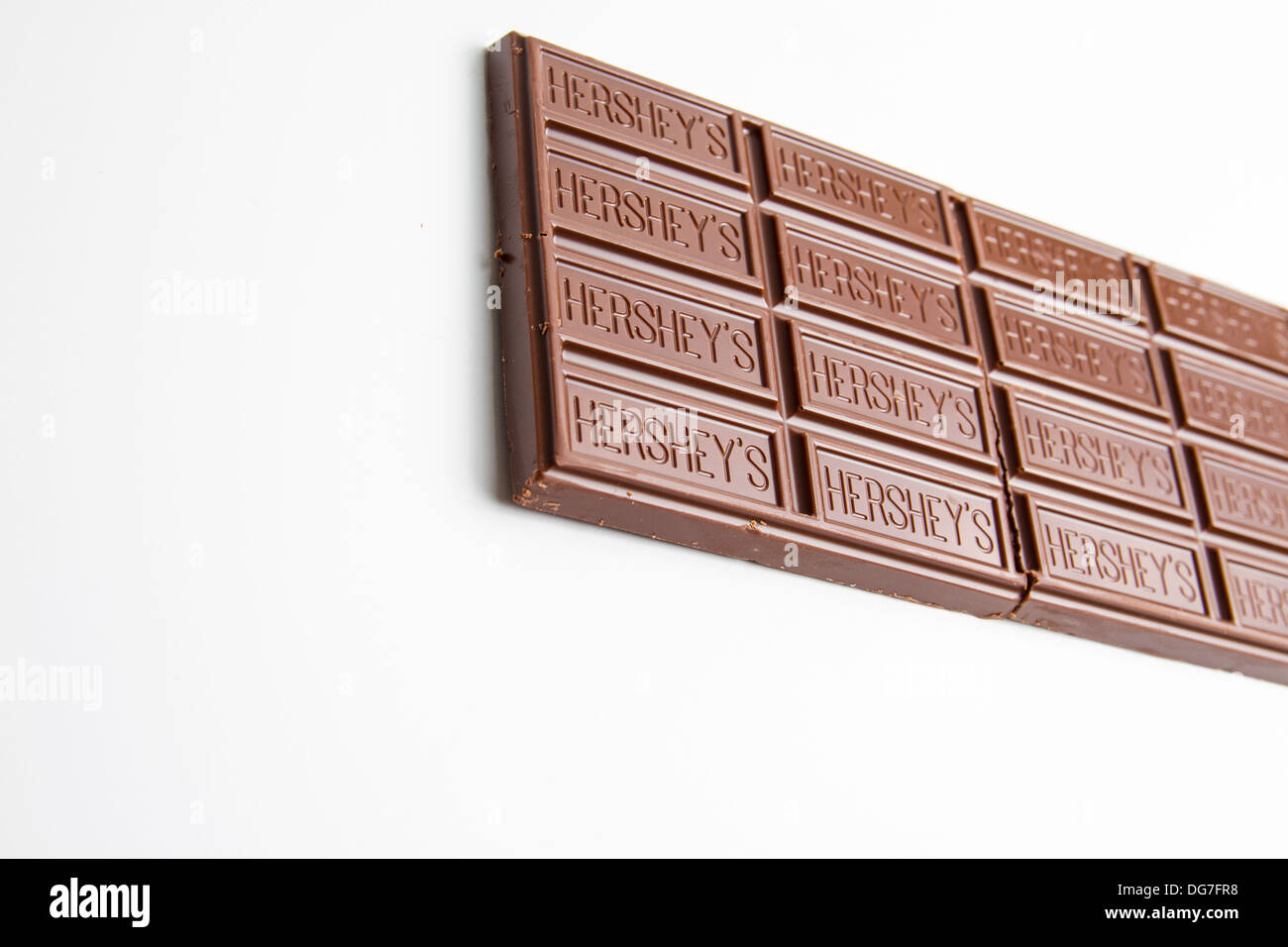 Hershey milk chocolate candy bar Stock Photo Alamy