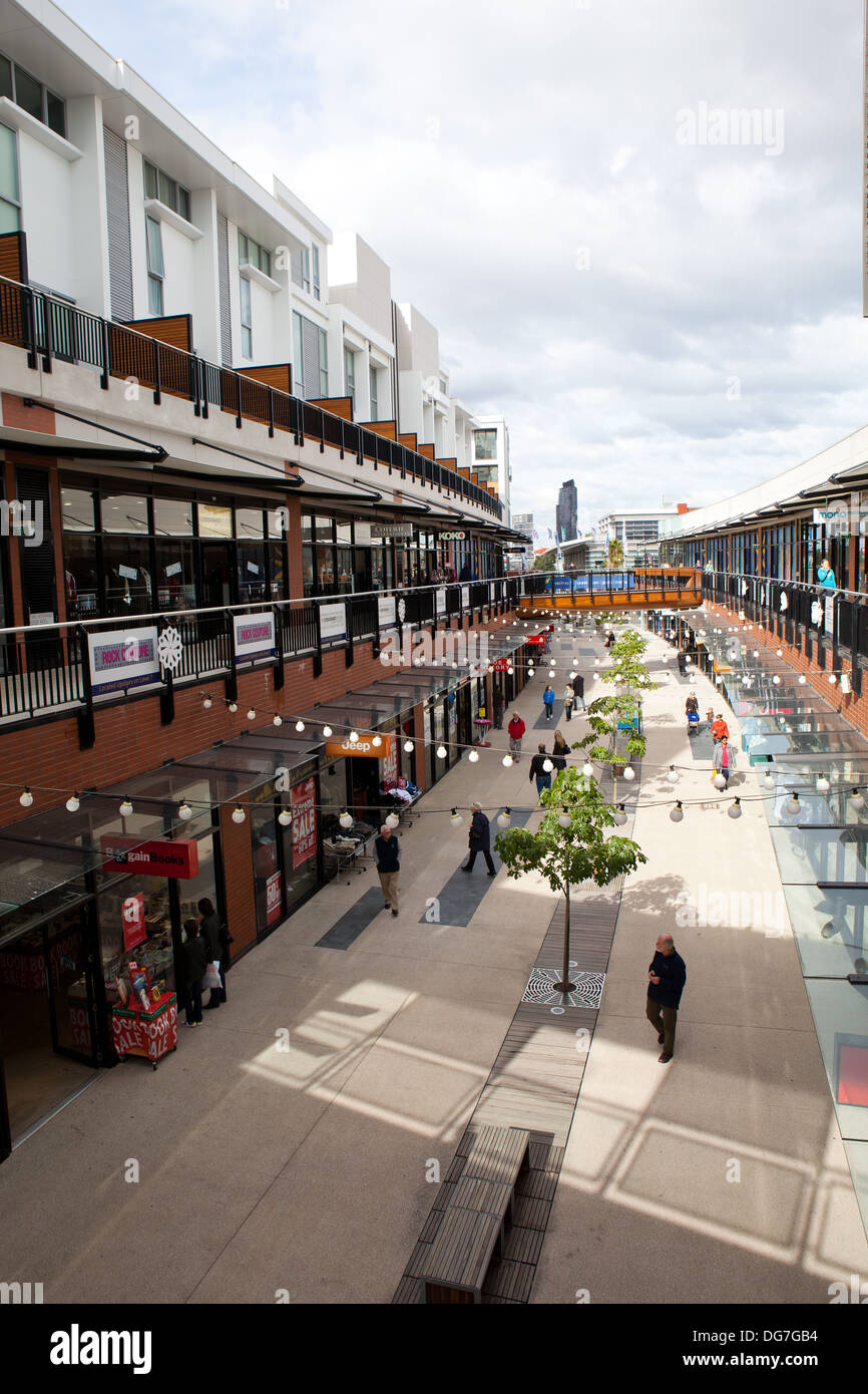 Harbour town shopping mall, Melbourne Stock Photo