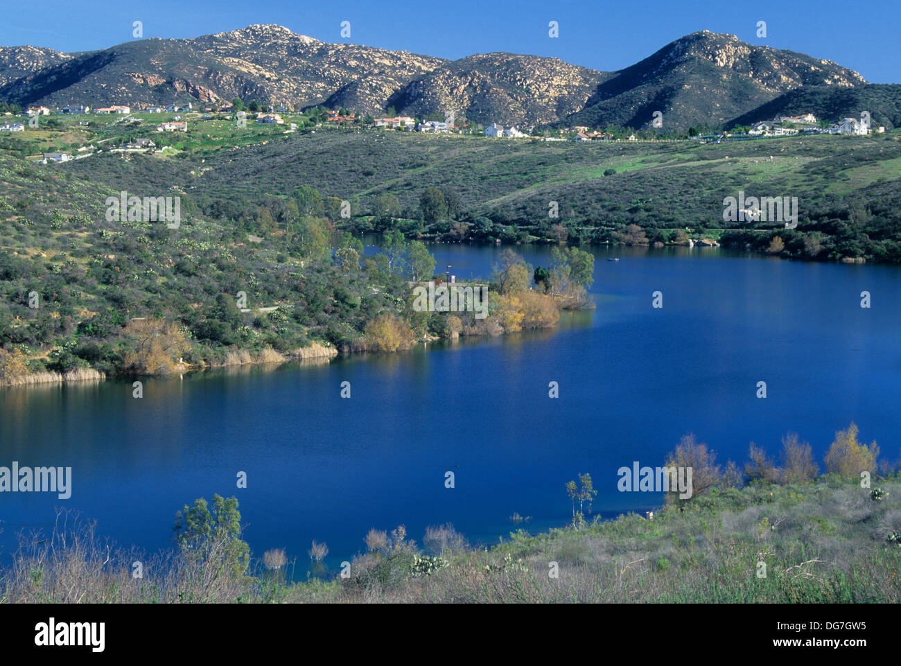 Lake Jennings, Lake Jennings County Park, California Stock Photo Alamy