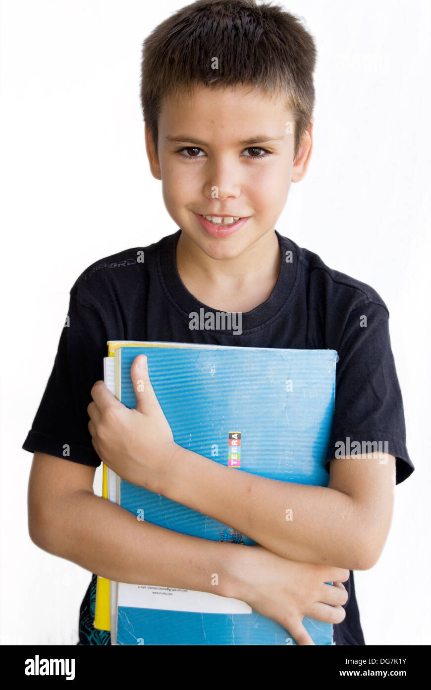 8 years old boy Stock Photo Alamy