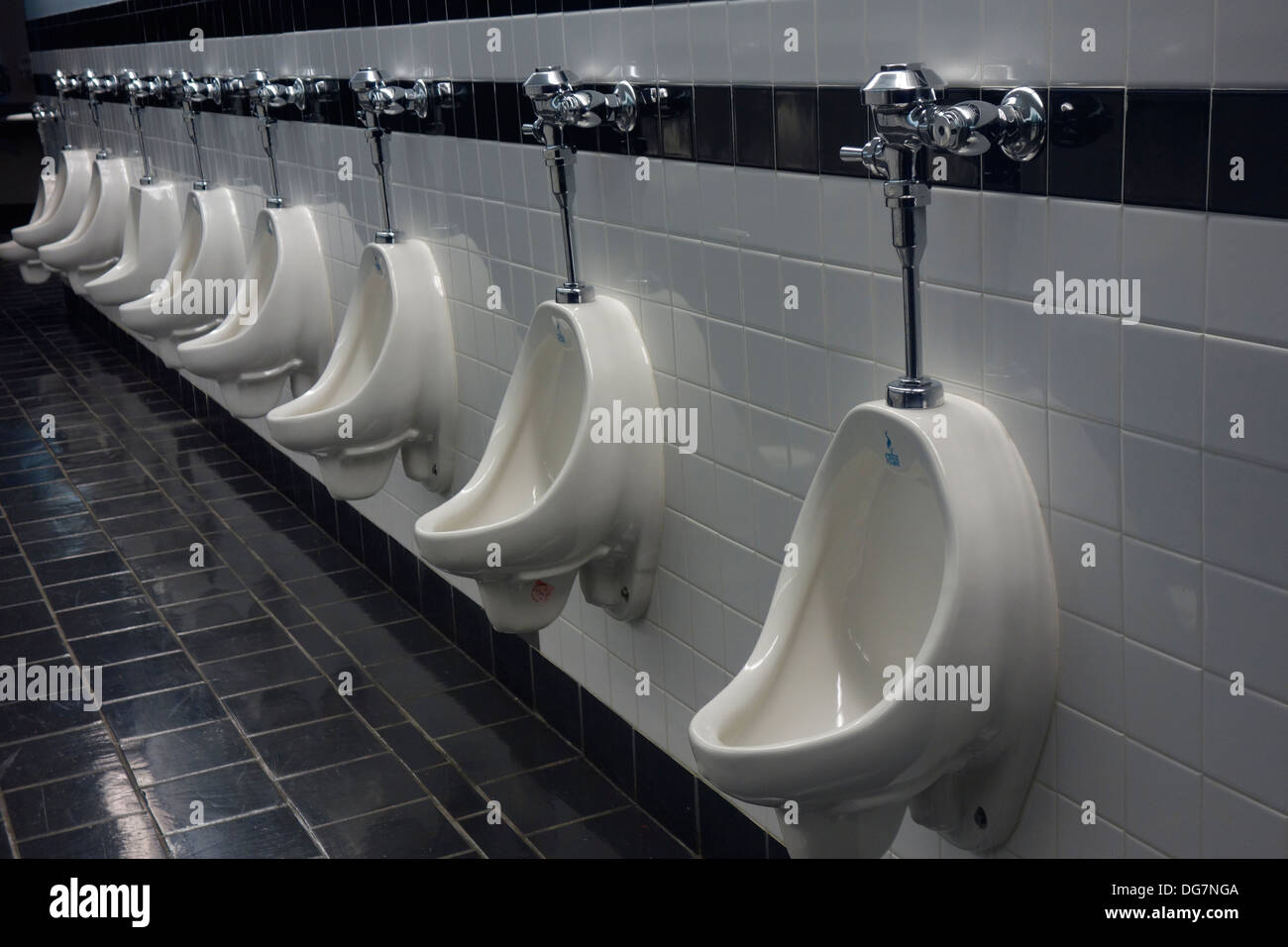 long row of urinals Stock Photo 61636186 Alamy