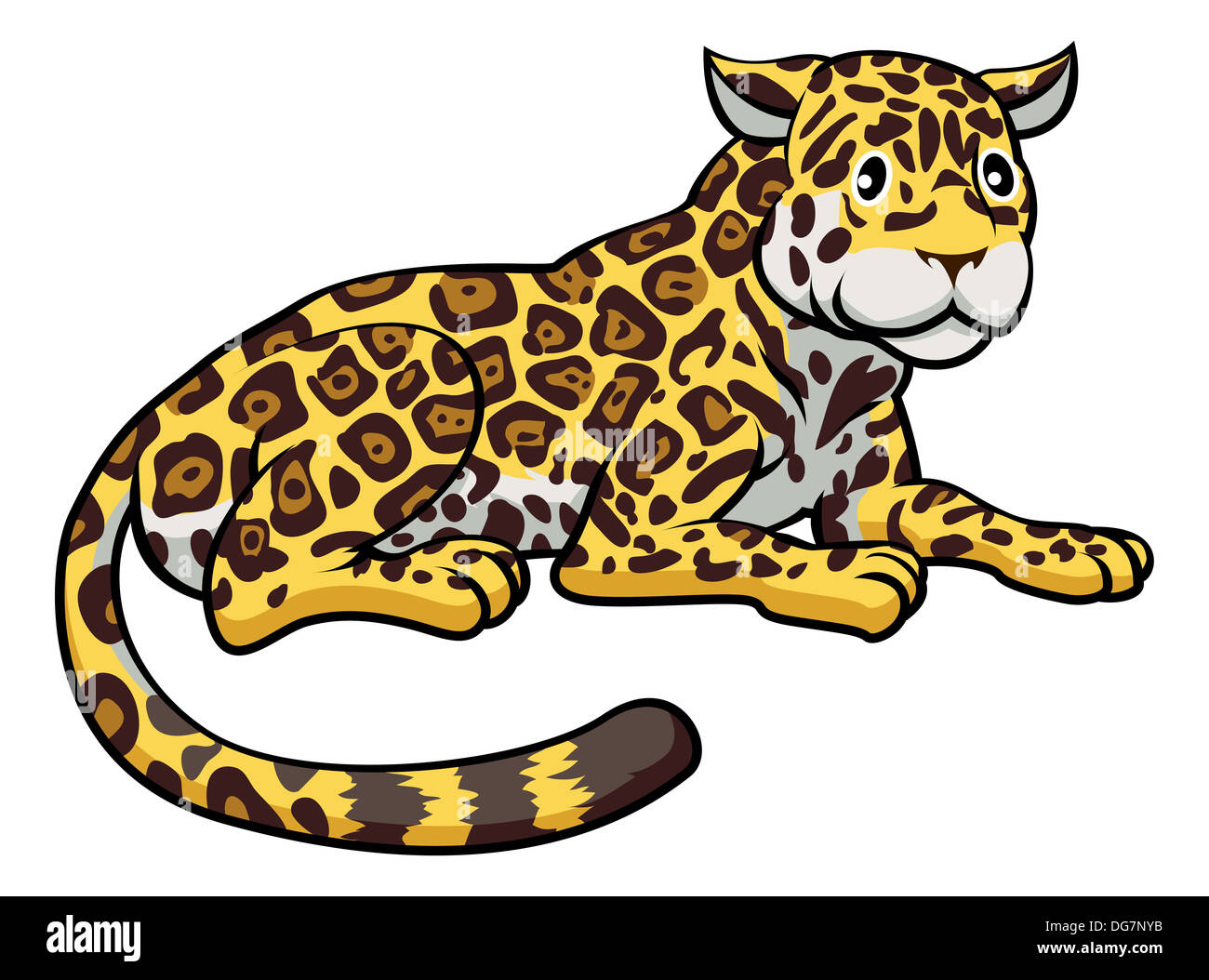 Cartoon Smiling Jaguar Cut Out Stock Images And Pictures Alamy