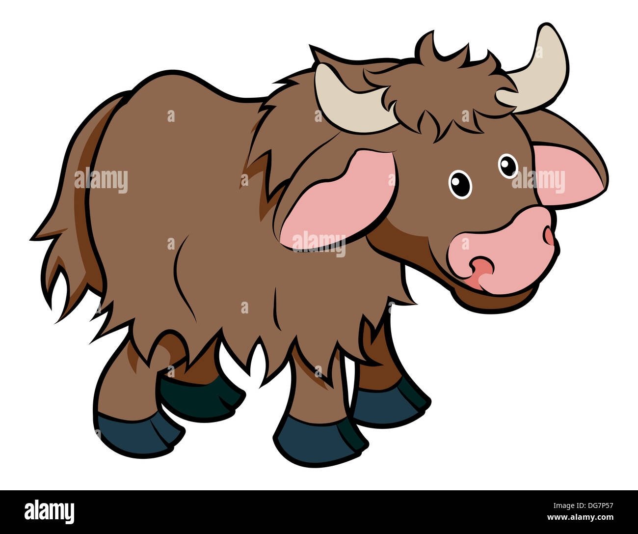 Yak Animal Cartoon Character Hi res Stock Photography And Images Alamy