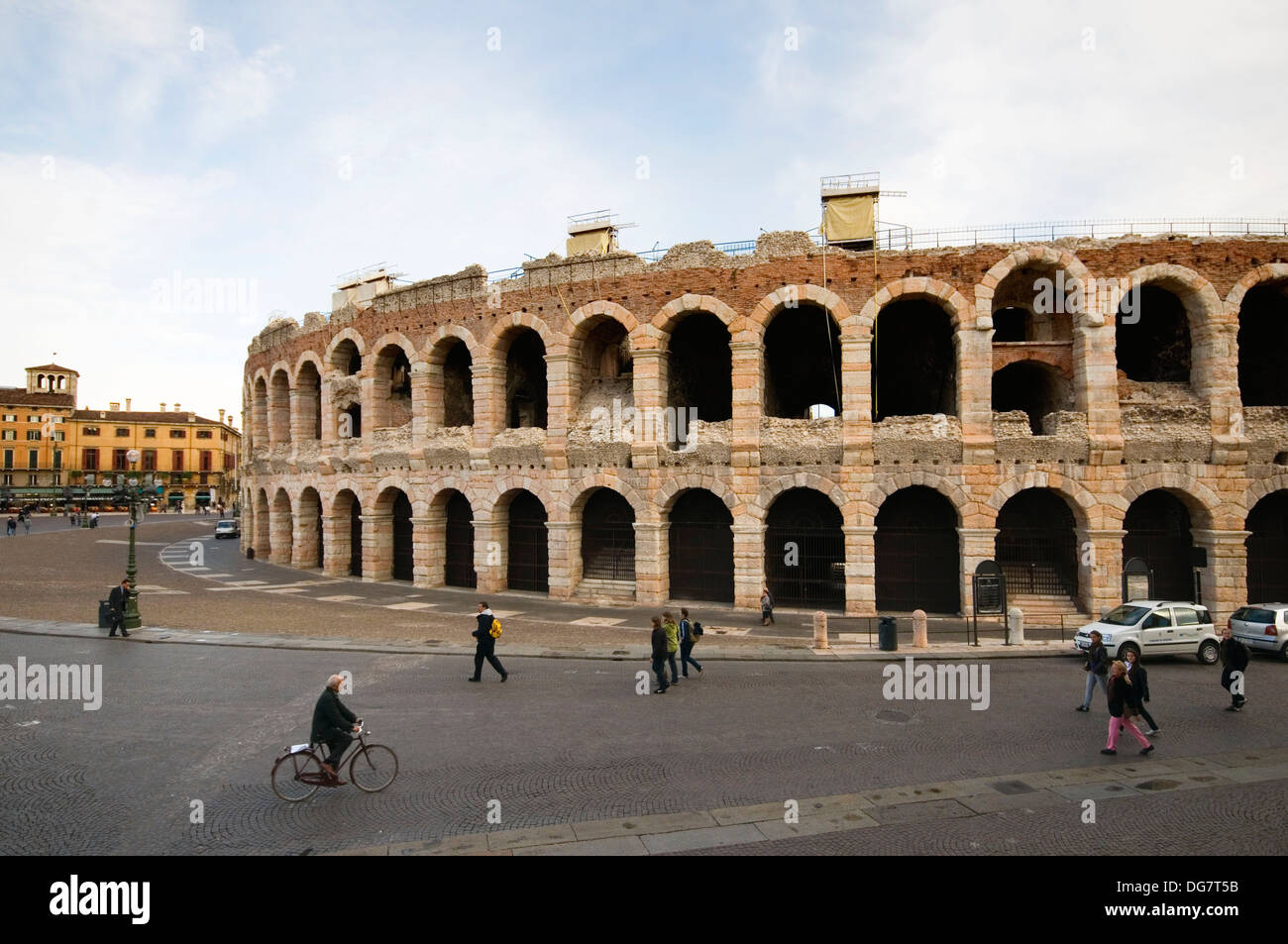 Roman arena, Verona, Italy Stock Photo