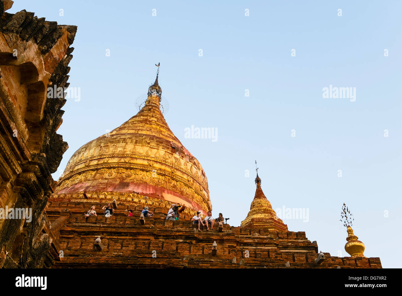 Dhammayazika Pagoda, Bagan, Myanmar, Asia Stock Photo