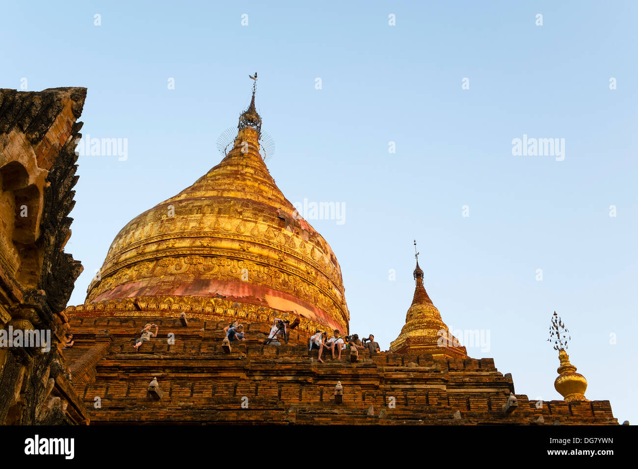 Dhammayazika Pagoda, Bagan, Myanmar, Asia Stock Photo