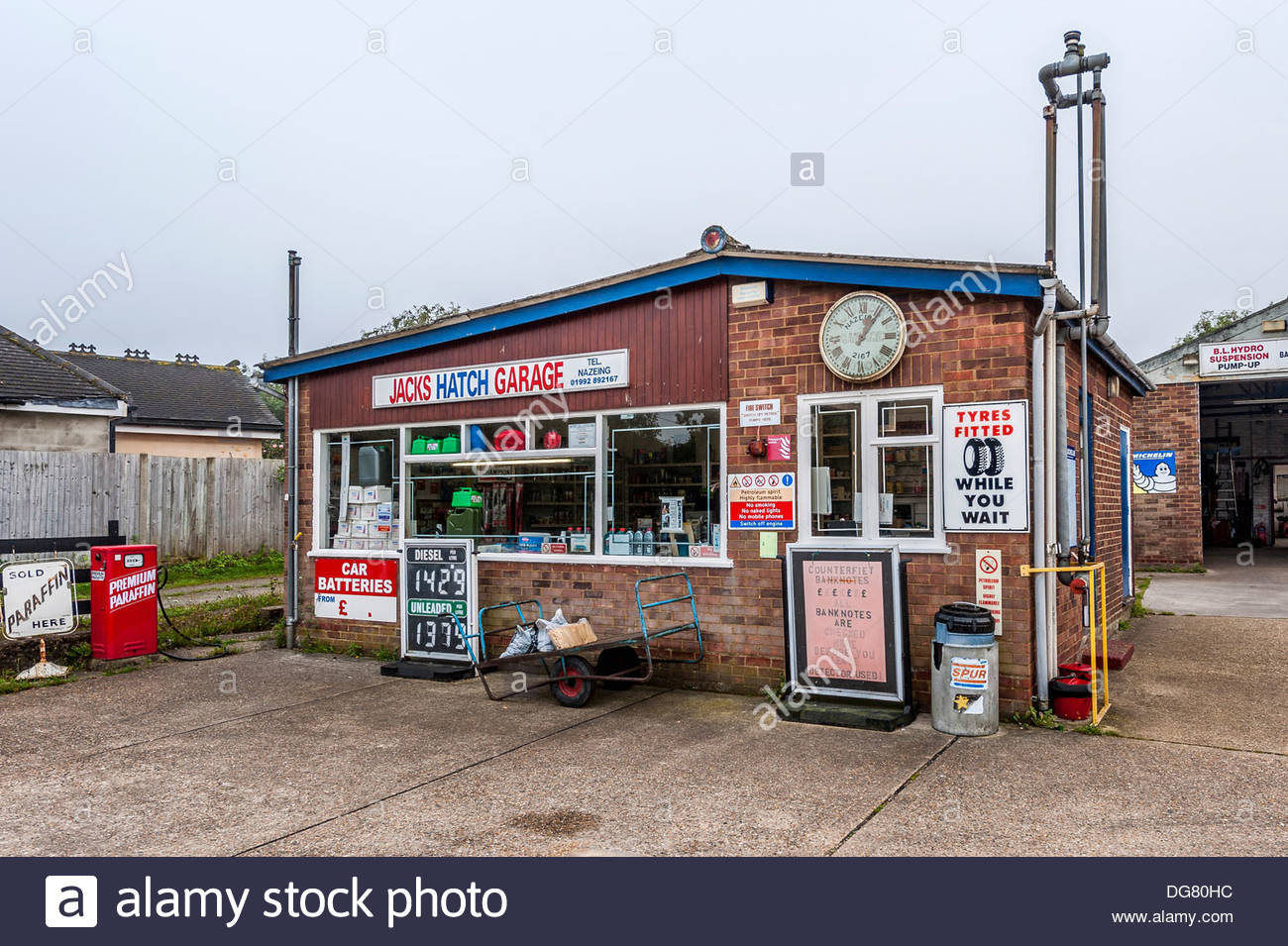 Jacks Hatch Garage And Petrol Station Between Harlow And Epping