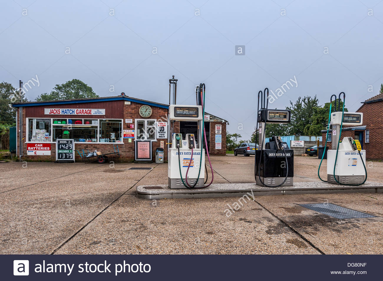Jacks Hatch Garage And Petrol Station Between Harlow And Epping