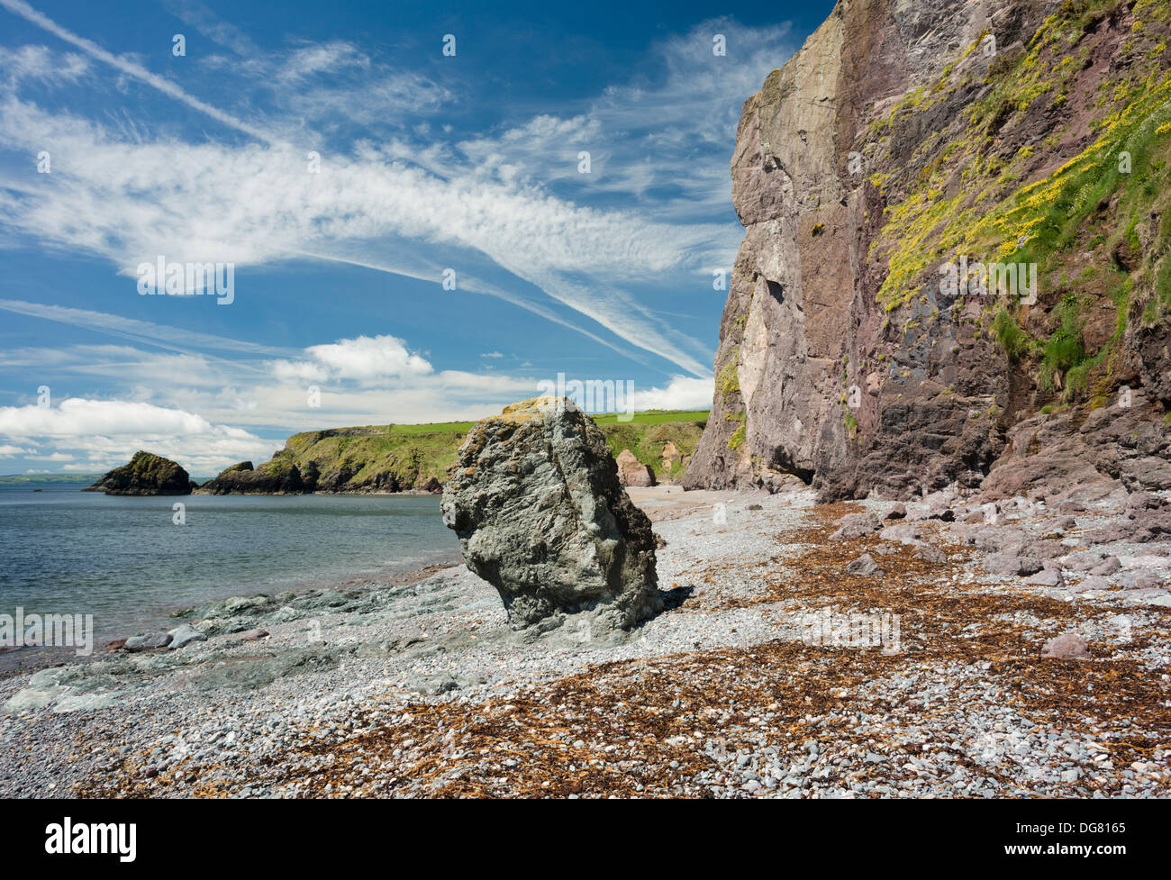 Ballydowane Strand, Copper Coast Geopark, County Waterford, Ireland