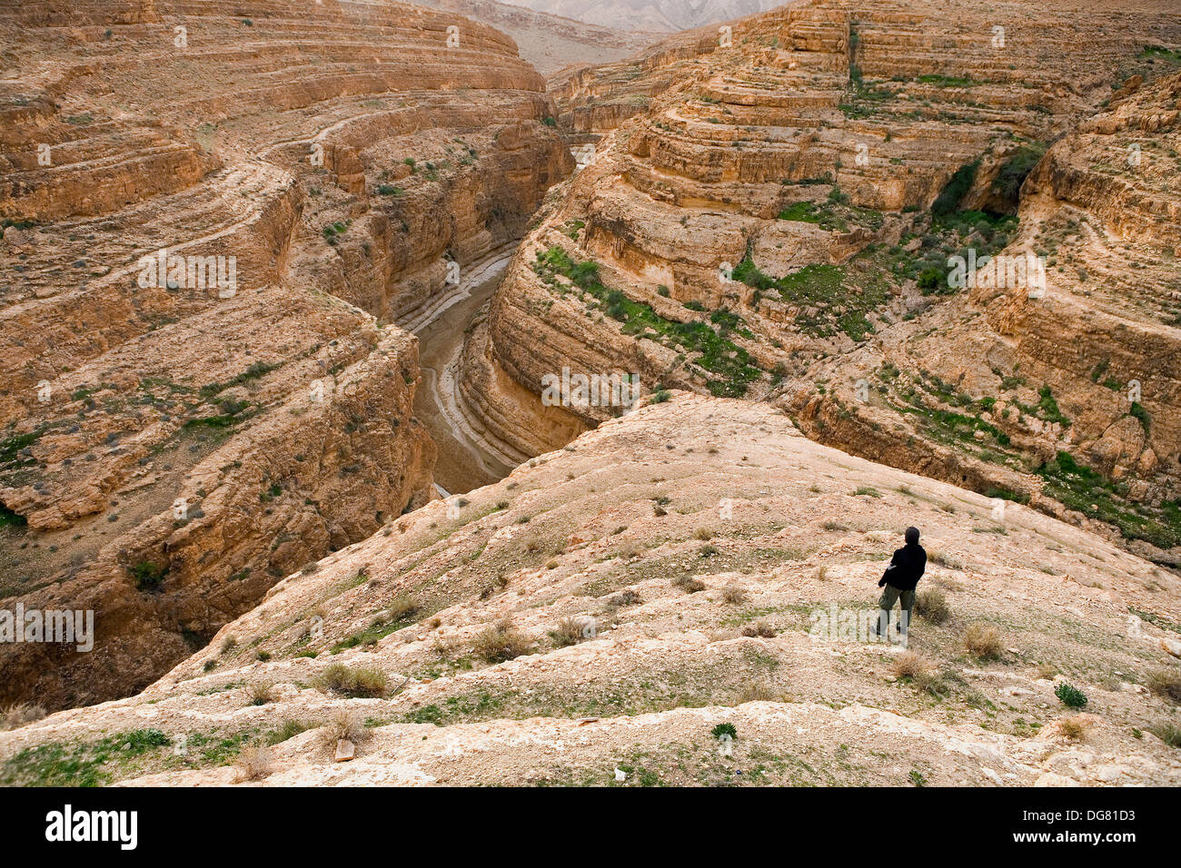 Tunisia.Mides.Mides Canyon Stock Photo