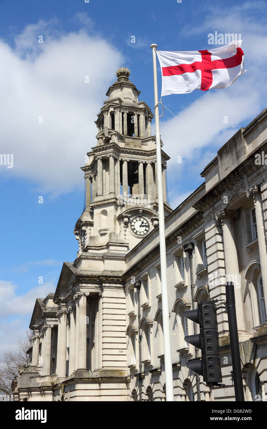 Stockport in North West England (UK). Part of Greater Manchester. Town