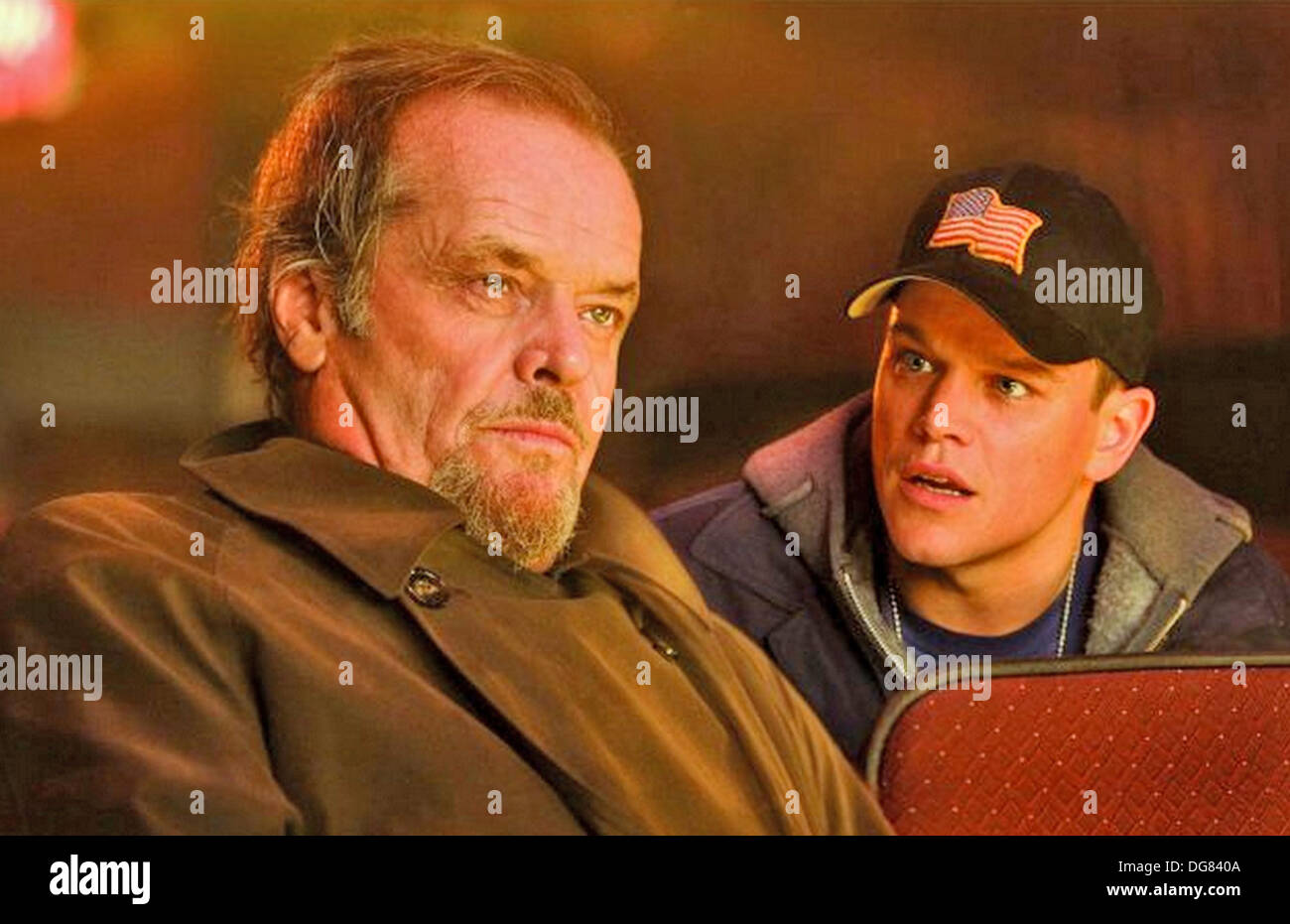 THE DEPARTED 2006 Warner Bros film with Matt Damon at right and Jack  Nicholson Stock Photo - Alamy