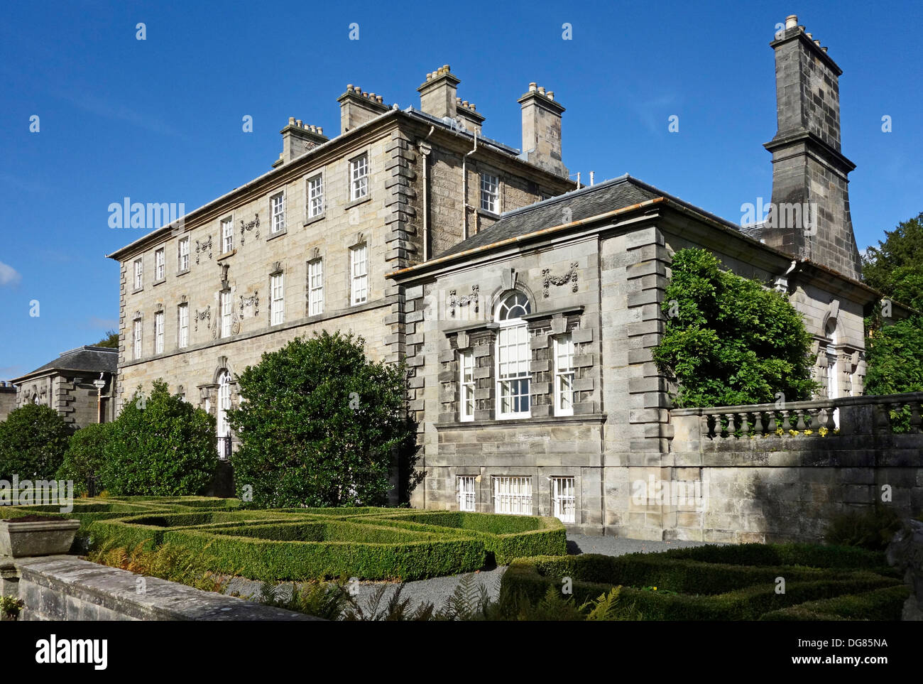 Pollok House in Pollok Country Park Glasgow Scotland seen from south