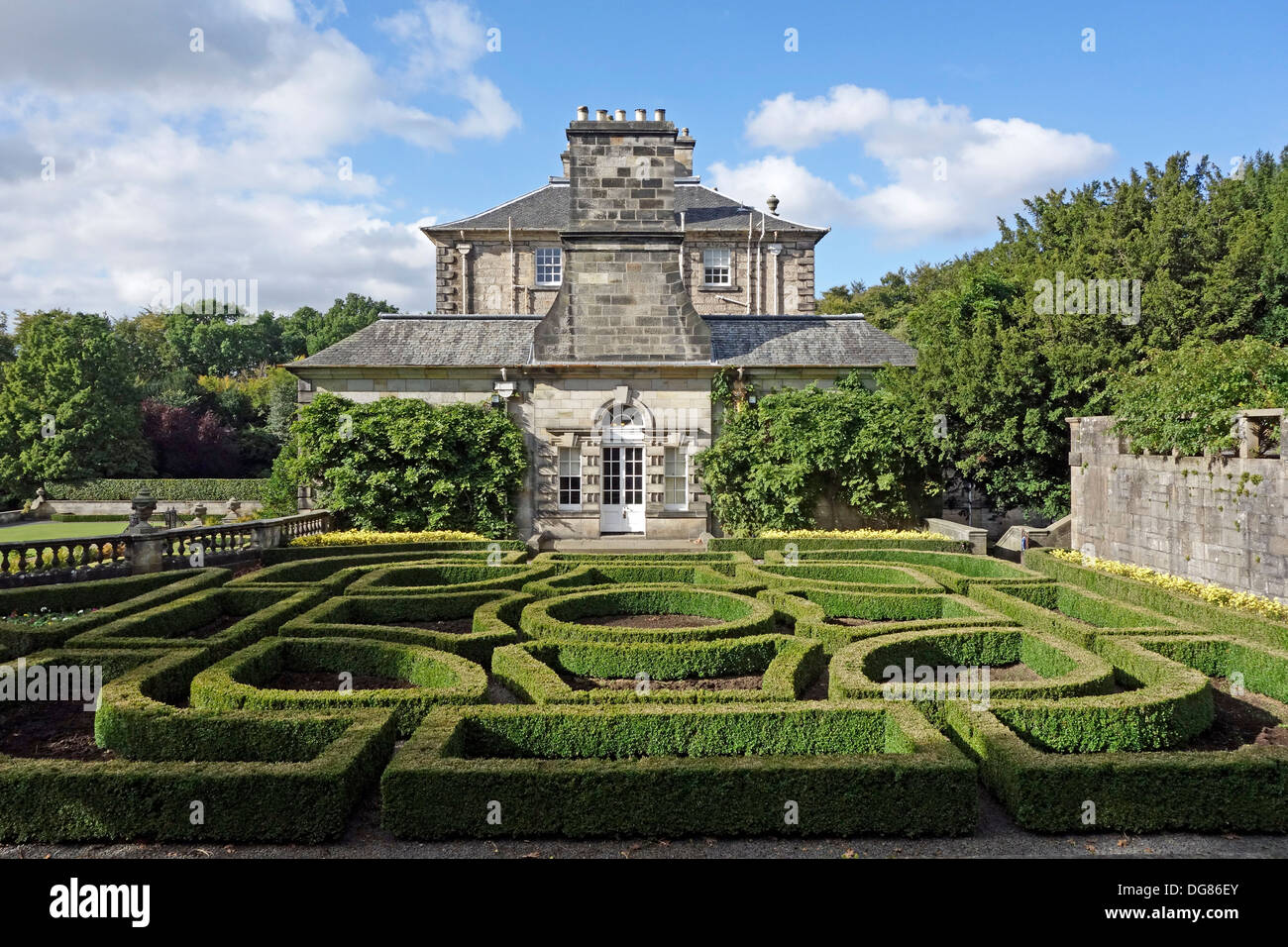 Pollok House in Pollok Country Park Glasgow Scotland seen from east