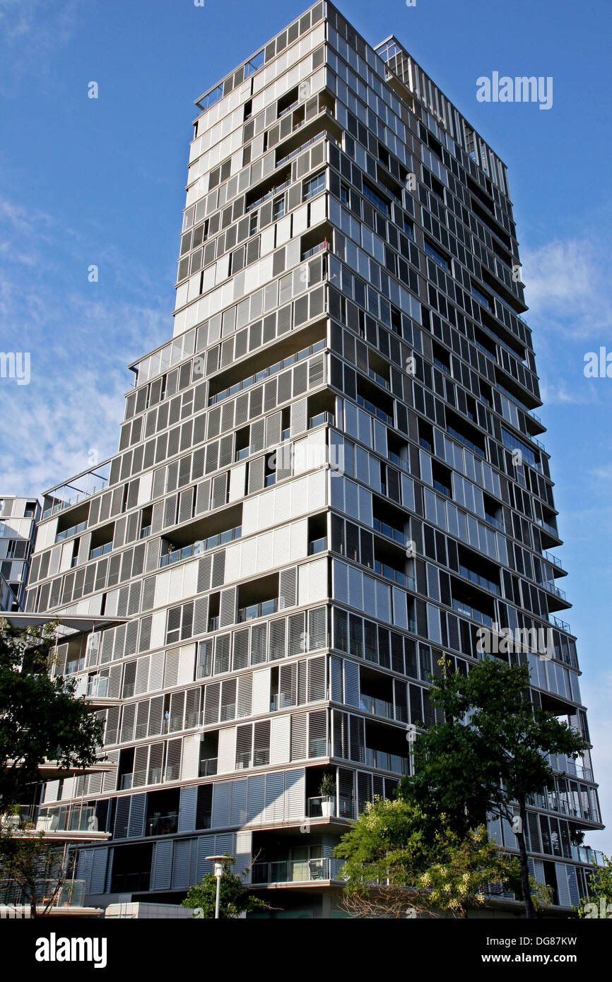 apartments, Diagonal Mar, Barcelona, Catalonia, Spain Stock Photo Alamy