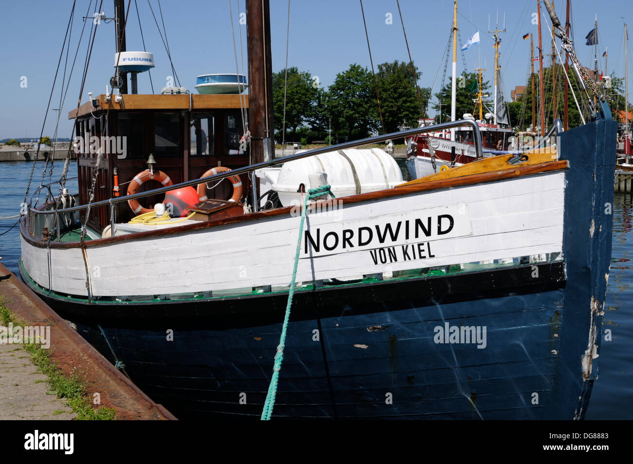 MS NORDWIND, Laboe, Schleswig-Holstein, Deutschland, Europa. | MV NORDWIND, Laboe, Schleswig-Holstein, Germany, Europe. Stock Photo