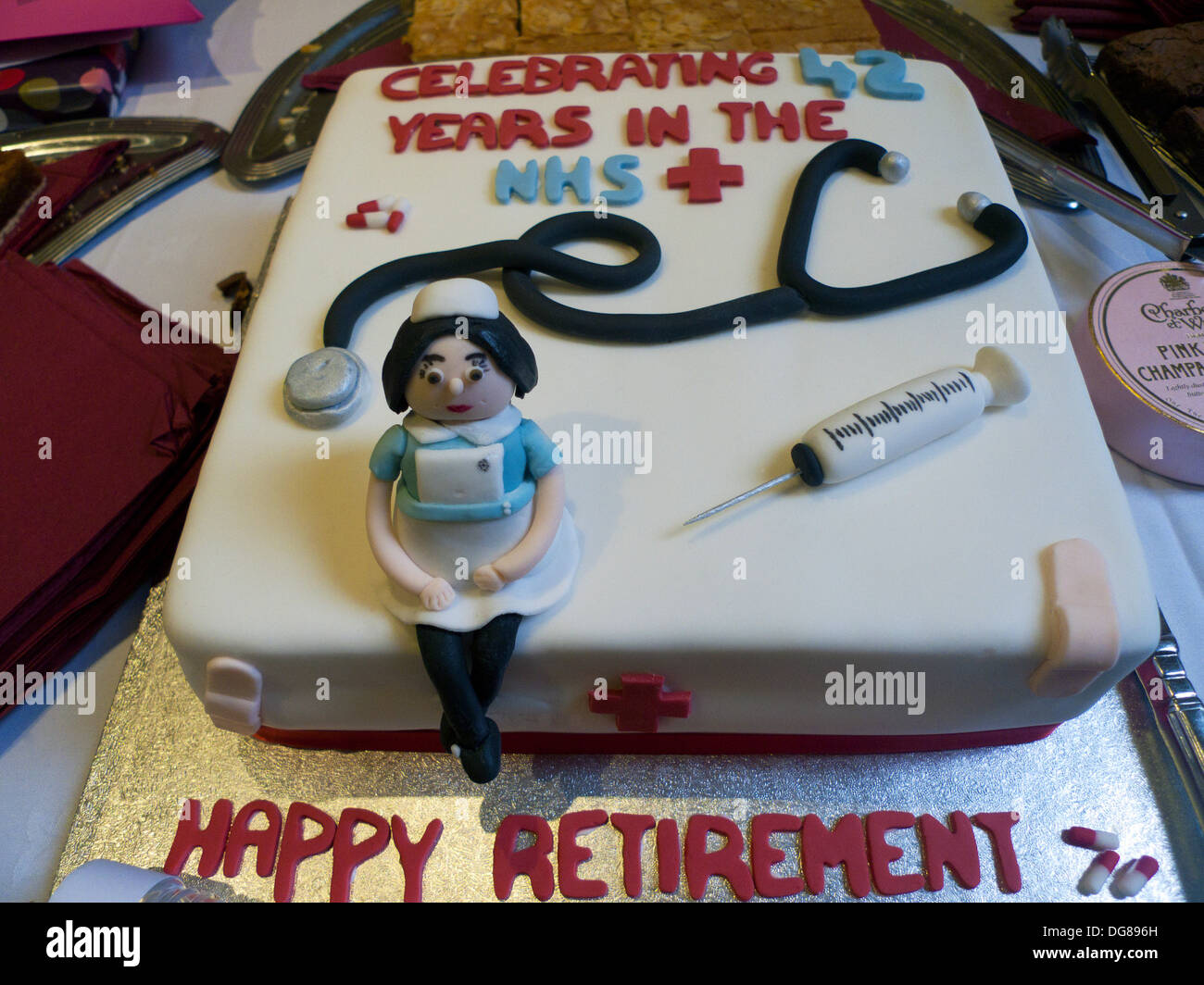 retirement cake | Main Made Custom Cakes
