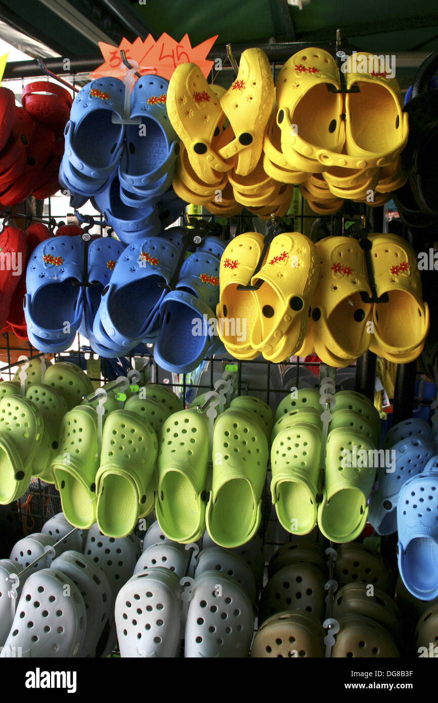 Colourful plastic shoes hi-res stock photography and images - Page 2 - Alamy