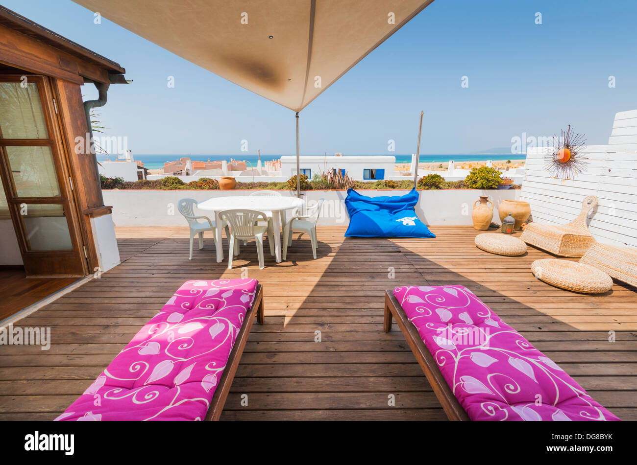 Terrace with a view Stock Photo Alamy