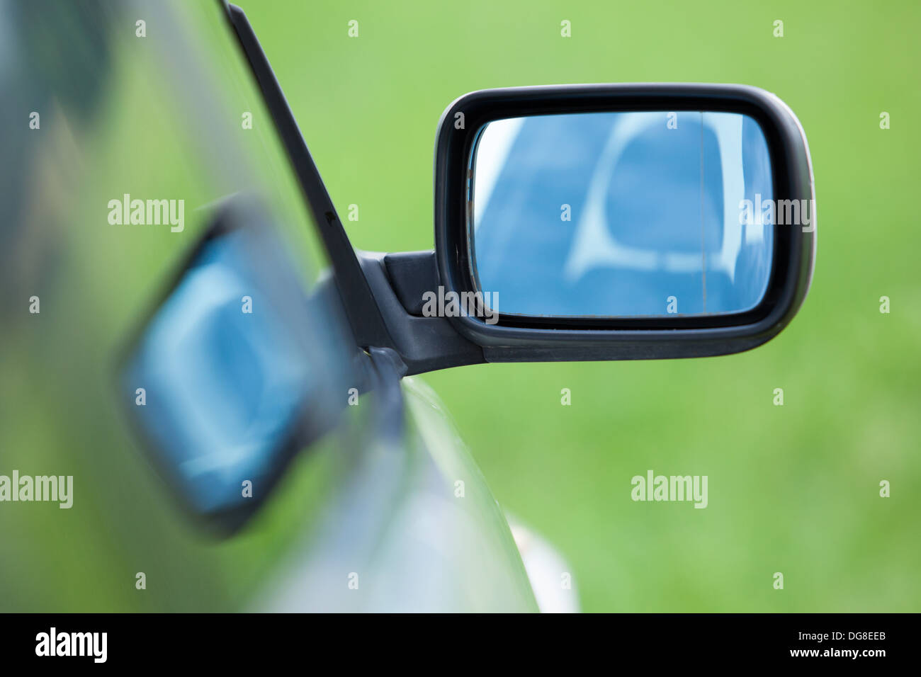 Side mirror of a modern car Stock Photo Alamy