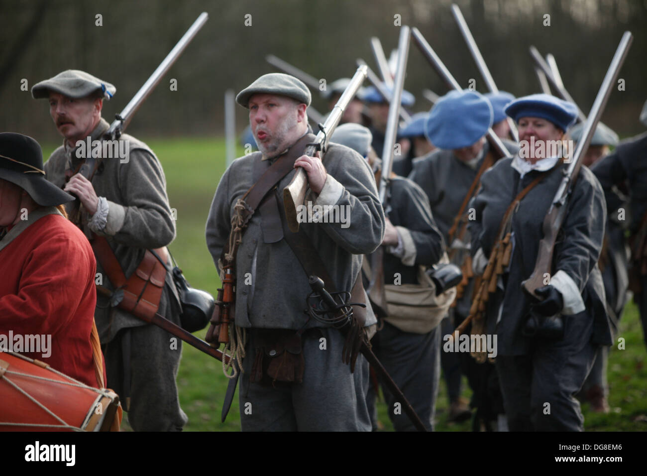 soldiers at the Battle of Nantwich English Civil War historic event ...