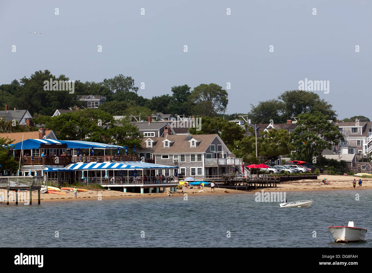 Beachfront properties in Provincetown, Cape Cod Stock Photo Alamy