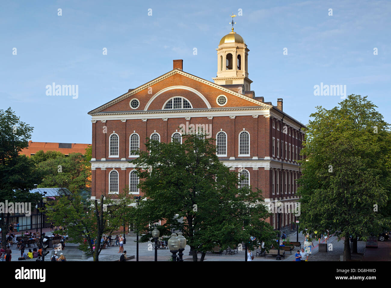 Faneuil Hall, Boston, Massachusetts USA Stock Photo Alamy