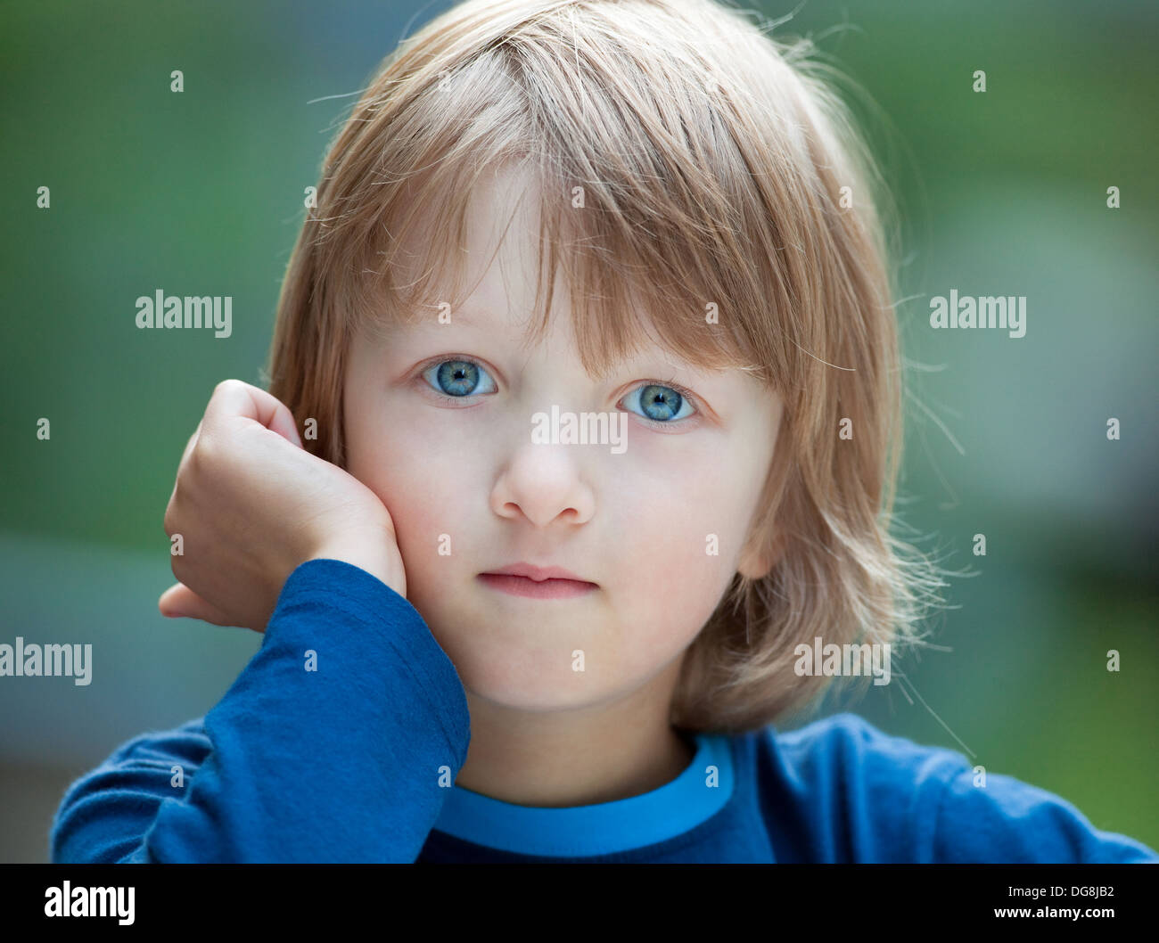 Blond expression hi-res stock photography and images - Alamy