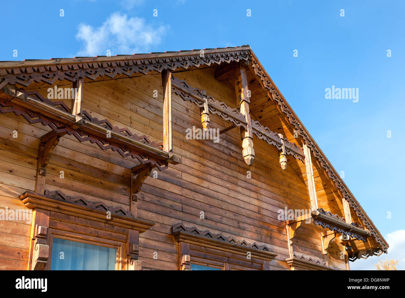 Blue roof house hi-res stock photography and images - Alamy