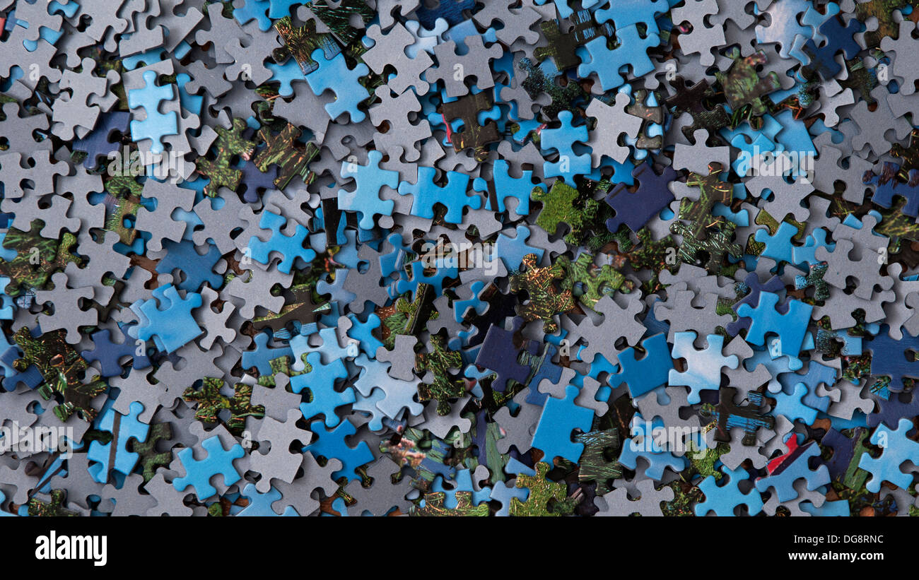 A jigsaw puzzle is a tiling puzzle that requires the assembly of