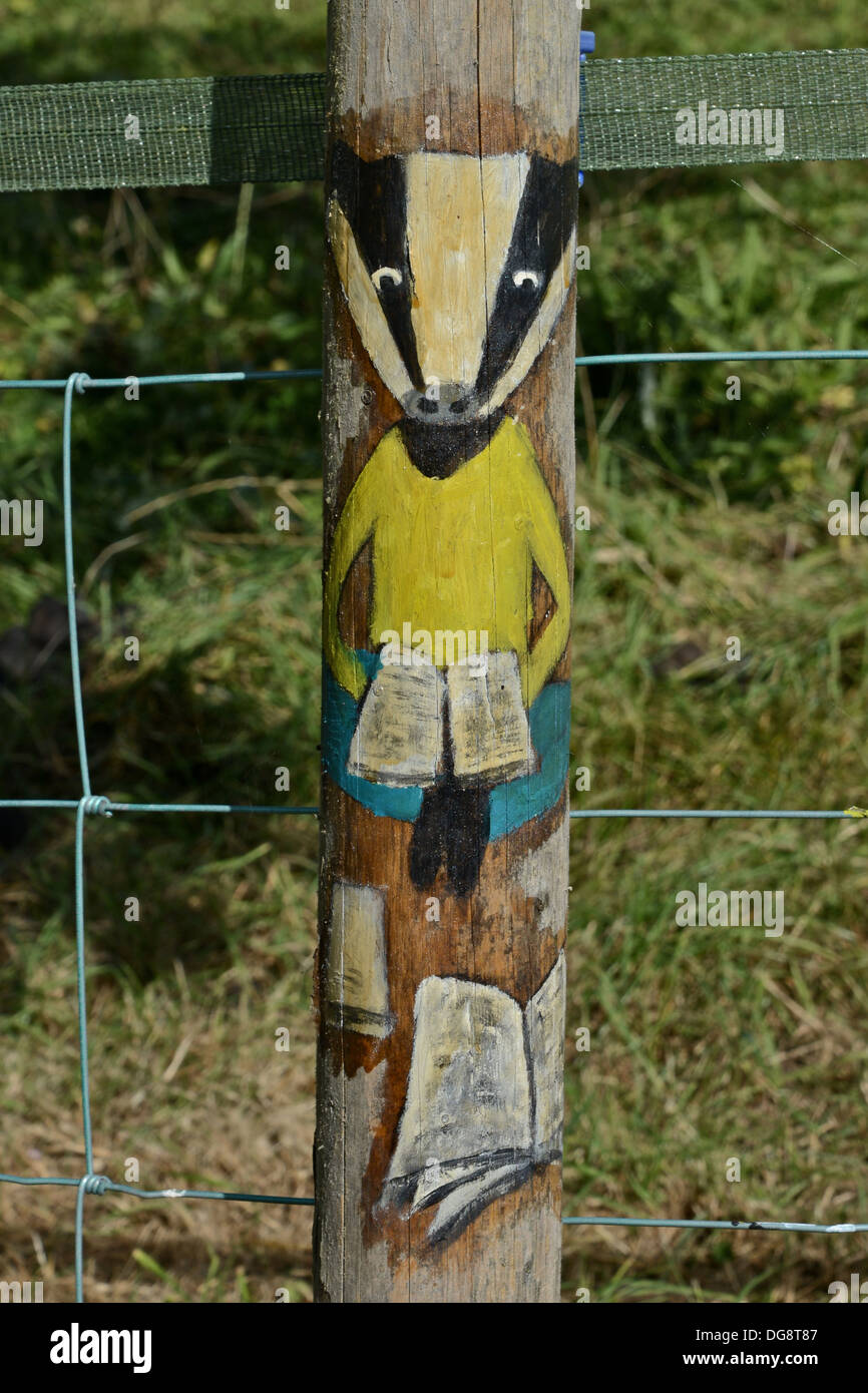 Badger Art Stock Photo Alamy
