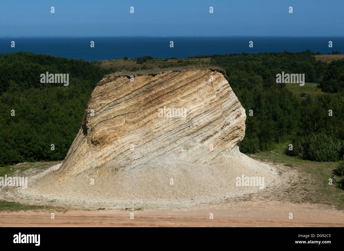 Mo-Clay cliff, Bispehuen. Fur, Denmark Stock Photo - Alamy