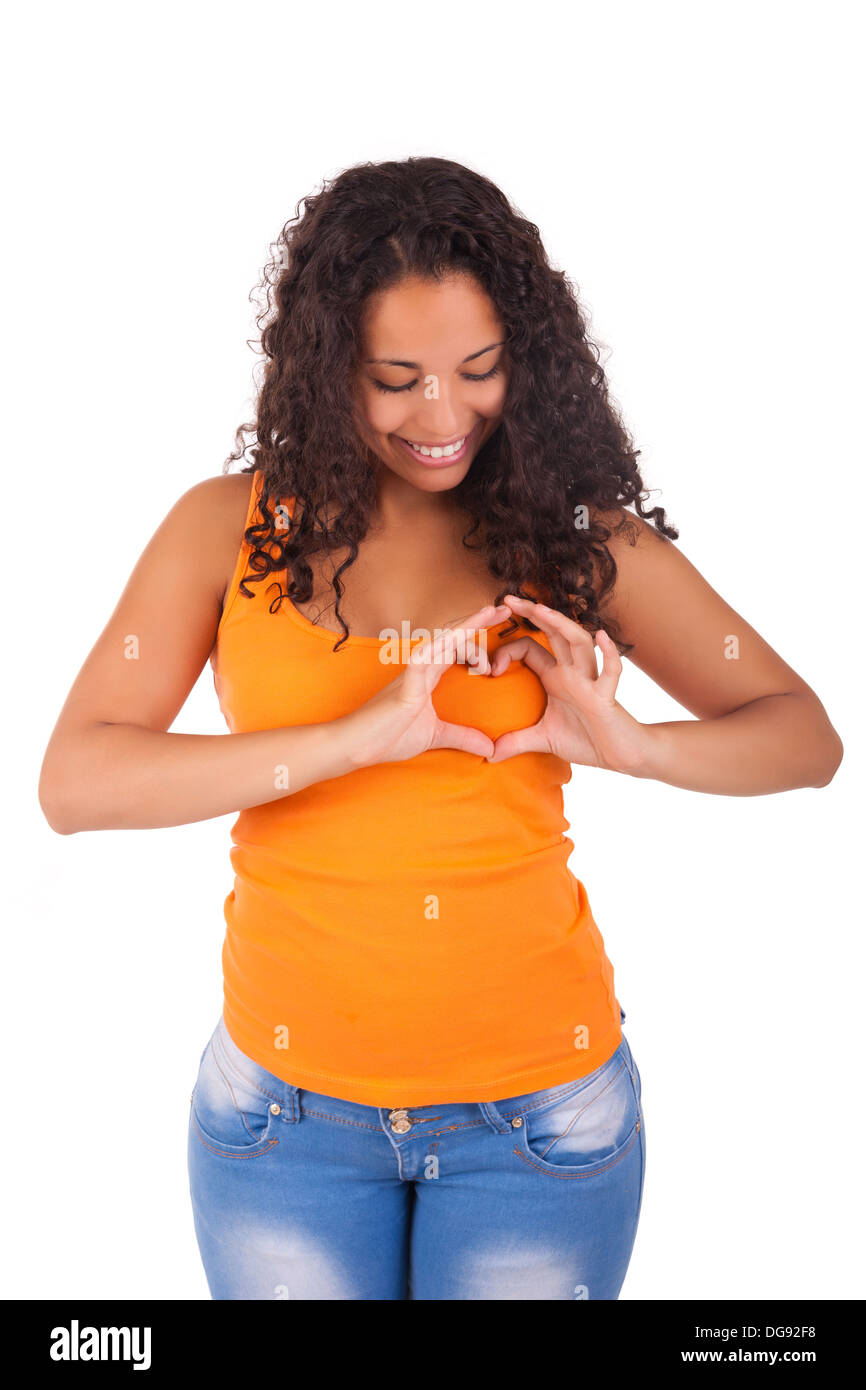 African american woman hands hi-res stock photography and images - Alamy