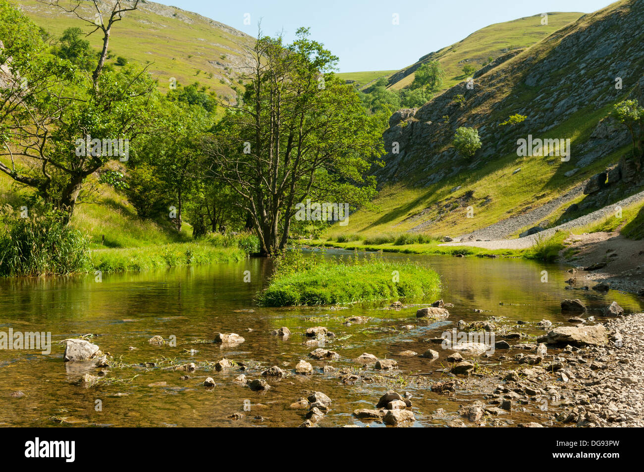 Dovedale, Derbyshire, England Stock Photo