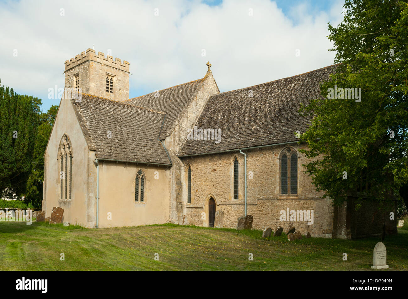 Church of St Denys, Northmoor, Oxfordshire, England Stock Photo