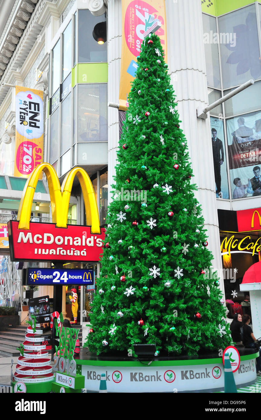 Christmas celebrations in Bangkok, Thailand Stock Photo Alamy