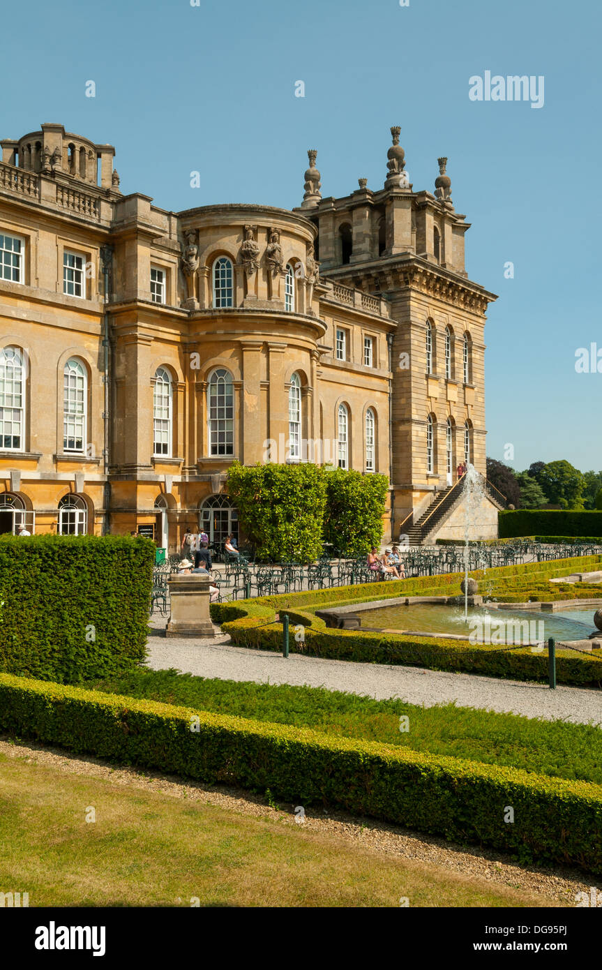 Water Terrace, Blenheim Palace, Woodstock, Oxfordshire, England Stock Photo Alamy